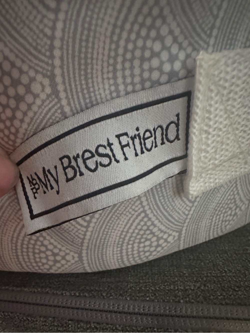 My Brest Friend Twin Plus Nursing Pillow Gray - Picture 3 of 3